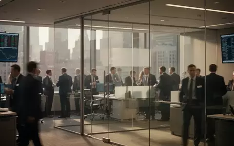 Blick in ein modernes Bürogebäude an der Wall Street mit neutraler, professioneller Atmosphäre. - Foto: über boerse-global.de