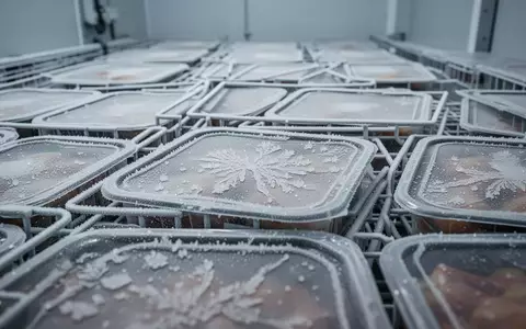 Ordentlich gelagerte Lebensmittel in einem frostigen, strukturierten Lagerumfeld zur Veranschaulichung effizienter Kühlung. - Foto: über boerse-global.de