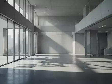 Ein minimalistisch gestalteter, moderner Büroraum mit klaren Linien und natürlichem Licht, der eine professionelle und ruhige Atmosphäre vermittelt. - Foto: über boerse-global.de