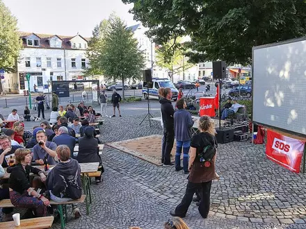 Linke-Wahlparty am 06.09.2026 - Foto: via dts Nachrichtenagentur