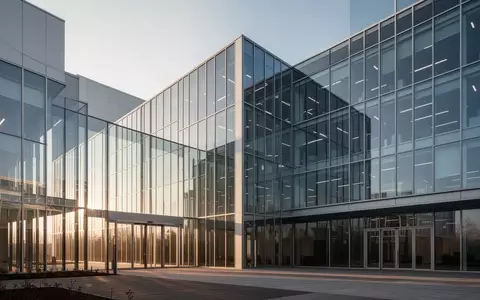 Ein modernes, minimalistisches Bürogebäude aus Glas und Stahl bei Tageslicht. - Foto: über boerse-global.de