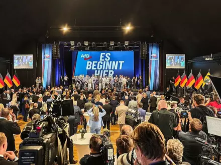 AfD-Wahlparty am 06.09.2026 - Foto: via dts Nachrichtenagentur
