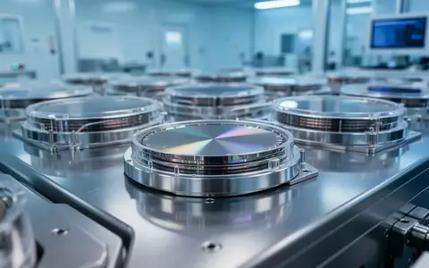 Ein steriler Reinraum in einer Halbleiterfertigung mit polierten Transportbehältern für Silizium-Wafer. - Foto: über boerse-global.de