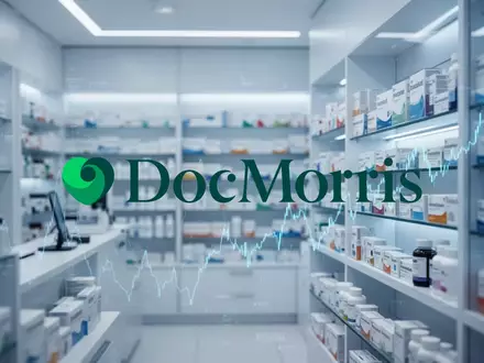 Abstrakte Darstellung einer modernen Apothekenumgebung mit Fokus auf digitale Gesundheit und Marktstimmung. - Foto: über boerse-global.de