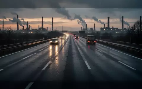 Eine menschenleere Autobahn bei Dämmerung und Regen, die den Zustand und die Belastung der Verkehrsinfrastruktur verdeutlicht. - Foto: über boerse-global.de