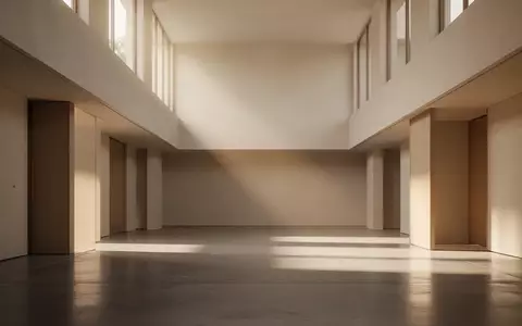 Ein minimalistisches, sonnendurchflutetes Architektur-Atrium mit klaren Linien und weichem Licht als Symbol für Altersvorsorge. - Foto: über boerse-global.de