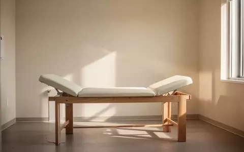 Ein heller, minimalistisch gestalteter Untersuchungsraum in einer medizinischen Praxis mit sanftem Tageslichteinfall. - Foto: über boerse-global.de