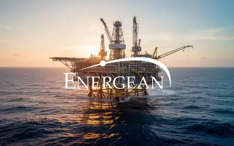 Moderne Offshore-Gasplattform bei Sonnenaufgang auf dem offenen Meer. - Foto: über boerse-global.de