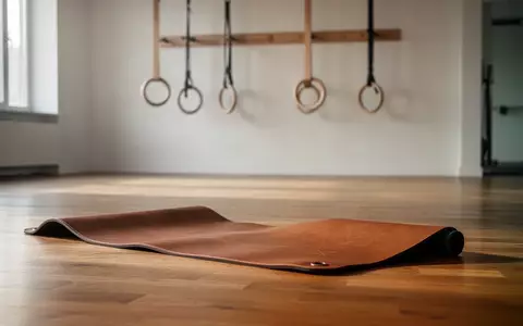 Eine leere, minimalistische Trainingsmatte in einem hellen, ruhigen Fitnessstudio bei natürlichem Morgenlicht. - Foto: über boerse-global.de