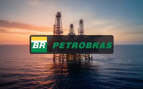 Moderne Offshore-Ölplattform bei Sonnenaufgang über dem Ozean, symbolisiert den Energiesektor. - Foto: über boerse-global.de