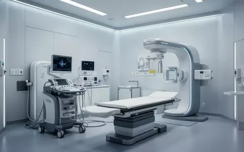 Ein moderner, steriler Behandlungsraum mit medizinischer Diagnostik-Technologie und minimalistischer Ausstattung. - Foto: über boerse-global.de