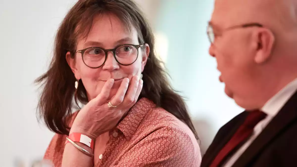 Keine Gespräche mit der AfD, sagen die SPD-Landeschefs Juliane Kleemann und Andreas Schmidt. (Archivbild) - Bild: Matthias Bein/dpa