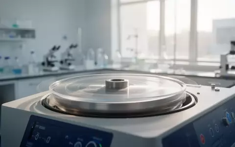 Eine medizinische Laborzentrifuge in einem hellen, sterilen Laborraum als Symbol für moderne biotechnologische Forschung. - Foto: über boerse-global.de