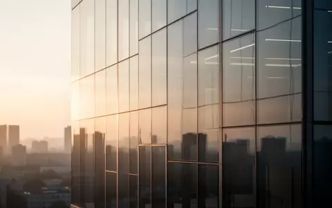 Moderne Glasfassade eines Bürogebäudes im warmen Licht der Abendsonne. - Foto: über boerse-global.de