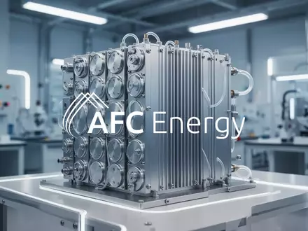 Moderne Wasserstoff-Brennstoffzelle in einer hochmodernen Laborumgebung zur Symbolisierung grüner Energietechnologie. - Foto: über boerse-global.de