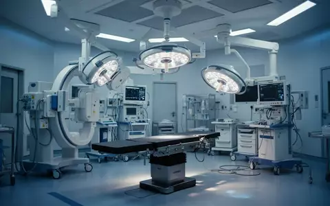 Moderner, steriler Operationssaal mit medizinischer Ausrüstung in einer Klinik ohne Personen. - Foto: über boerse-global.de