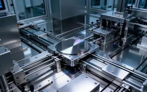 Industrielle Umgebung einer Halbleiterfertigungsanlage mit hochpräzisen Maschinen und metallischen Oberflächen. - Foto: über boerse-global.de