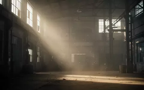 Eine trübe, atmosphärische Szene in einem Innenraum mit diffusem Licht, das Staubpartikel in der Luft sichtbar macht. - Foto: über boerse-global.de