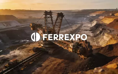 Abstrakte Darstellung eines industriellen Bergbaugeländes bei Sonnenaufgang als Symbol für Investitionen im Rohstoffsektor. - Foto: über boerse-global.de