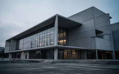 Moderne, minimalistische Architektur eines Parlamentsgebäudes in der Abenddämmerung. - Foto: über boerse-global.de