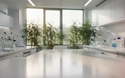 Ein minimalistisches, helles Labor mit modernen Oberflächen und natürlichem Lichteinfall. - Foto: über boerse-global.de