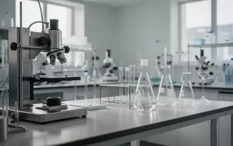 Ein steriles, modernes Labor mit hochwertigen Edelstahlinstrumenten und Glasgefäßen in einer ruhigen, klinischen Umgebung. - Foto: über boerse-global.de