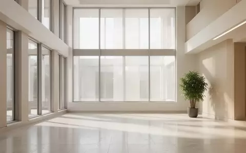 Ein ruhiger, lichtdurchfluteter Innenraum eines modernen Klinikgebäudes mit minimalistischer Architektur und Pflanzen. - Foto: über boerse-global.de