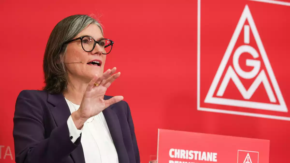 Die Chefin der IG Metall, Christiane Benner, sieht keinen Grund zum Verzicht. (Foto: Archiv) - Bild: Hannes P Albert/dpa