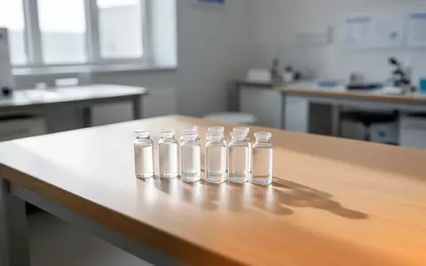 Reagenzgläser auf einem Labortisch in einem hellen Forschungsraum zur psychologischen Untersuchung - Foto: über boerse-global.de
