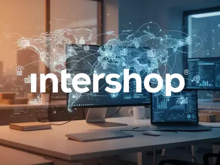 Abstrakte Darstellung digitaler Handelsströme und moderner E-Commerce-Infrastruktur in einer professionellen Büroumgebung. - Foto: über boerse-global.de