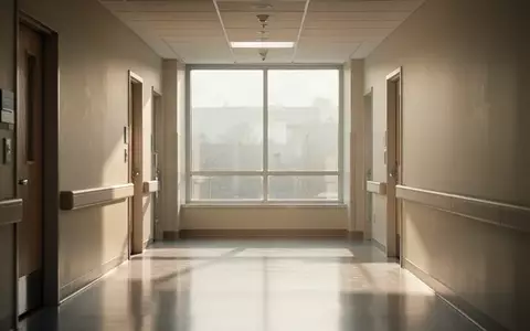 Ein heller, moderner Klinikflur mit großem Fenster und ruhiger Atmosphäre. - Foto: über boerse-global.de