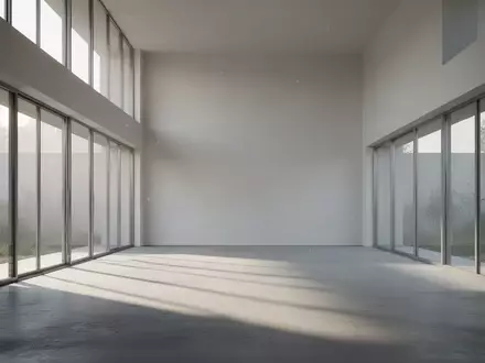 Ein minimalistischer, lichtdurchfluteter Raum mit klaren Linien und sanften Schatten, der eine Atmosphäre der Ruhe vermittelt. - Foto: über boerse-global.de