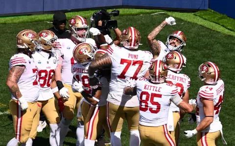 Die San Francisco 49ers starten mit einem Sieg in die NFL-Saison. - Foto: Joel Carrett/AAP/dpa