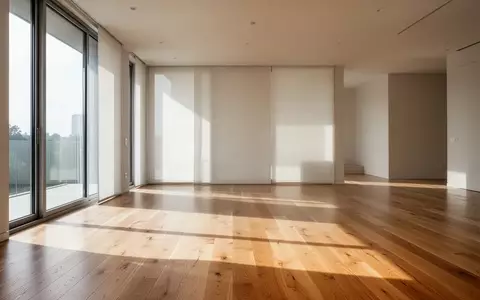 Ein minimalistisch eingerichteter, heller Wohnraum mit Parkettboden und einfallendem Tageslicht. - Foto: über boerse-global.de