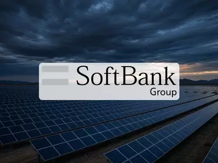 Weitläufiges Solarkraftwerk unter einem dramatischen, bewölkten Abendhimmel als Symbol für die Energiebranche. - Foto: über boerse-global.de