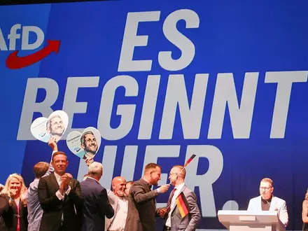 AfD-Wahlparty am 06.09.2026 - Foto: via dts Nachrichtenagentur