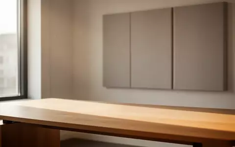 Ein minimalistischer, ruhiger Raum mit einer Akustikwand, die eine angenehme und stille Atmosphäre betont. - Foto: über boerse-global.de