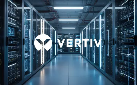 Modernes Rechenzentrum mit leuchtenden Server-Racks in kühler, atmosphärischer Beleuchtung. - Foto: über boerse-global.de