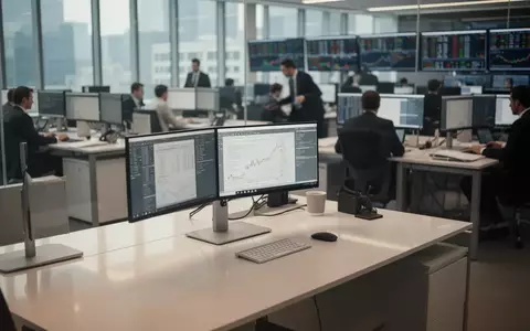 Moderne Handelsplattform an einer Börse mit Finanzexperten in einer professionellen Arbeitsumgebung. - Foto: über boerse-global.de