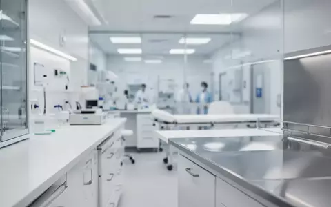 Ein steriler, modern ausgestatteter medizinischer Untersuchungsraum in einer Forschungsklinik mit Fokus auf klinische Präzision. - Foto: über boerse-global.de