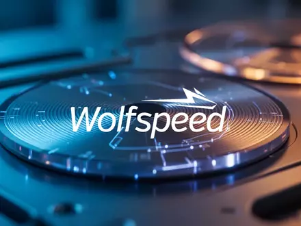 Abstrakte Darstellung von Halbleiter-Wafern in einem High-Tech-Industrieumfeld mit dynamischer Lichtstimmung. - Foto: über boerse-global.de