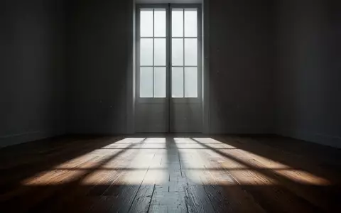 Ein minimalistischer, leerer Raum mit einfallendem Licht und langen Schatten, der eine kontemplative Atmosphäre vermittelt. - Foto: über boerse-global.de