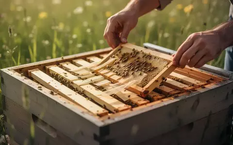 Holzrahmen eines Bienenstocks in einer sonnigen Wiese zur Veranschaulichung betrieblicher Ausbildungsprojekte. - Foto: über boerse-global.de
