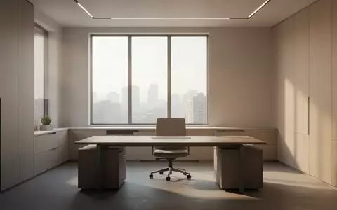 Ein minimalistisches, modernes Büro mit klaren Linien und natürlichem Licht, das eine Atmosphäre von Ordnung und Struktur vermittelt. - Foto: über boerse-global.de