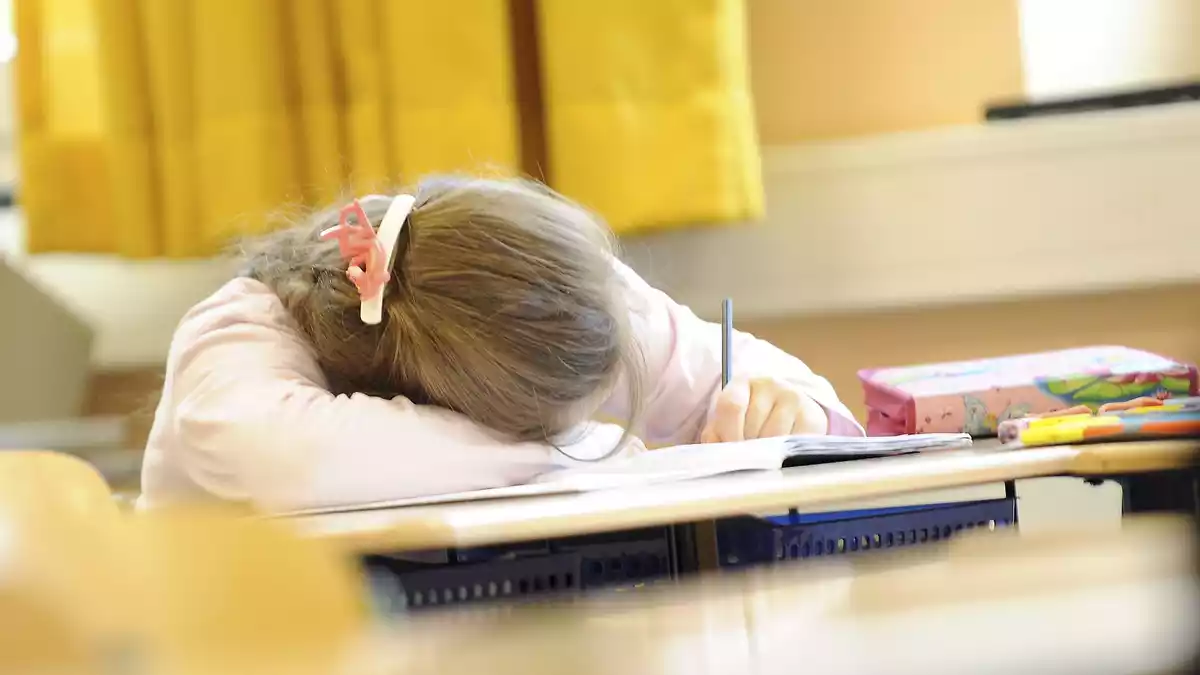 Viele Schüler fühlen sich erschöpft. (Symbolfoto) - Bild: Marcus Brandt/dpa