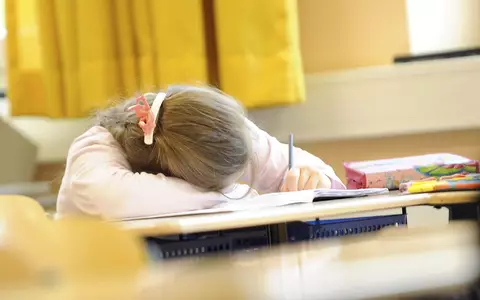 Viele Schüler fühlen sich erschöpft. (Symbolfoto) - Foto: Marcus Brandt/dpa
