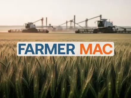 Weites, sonnendurchflutetes Agrarfeld mit moderner Landwirtschaftstechnik im Hintergrund. - Foto: über boerse-global.de