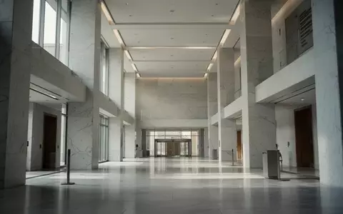 Ein minimalistisches, modernes Regierungsgebäude mit klaren architektonischen Linien und natürlichem Lichteinfall. - Foto: über boerse-global.de