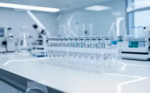 Ein klinisch-steriler Laborraum mit modernen Glasgefäßen und Laborgeräten in einer hellen, aufgeräumten Umgebung. - Foto: über boerse-global.de