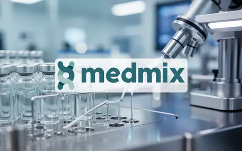 Abstrakte Darstellung von medizinischer Innovation und pharmazeutischer Fertigung in einer modernen Laborumgebung. - Foto: über boerse-global.de